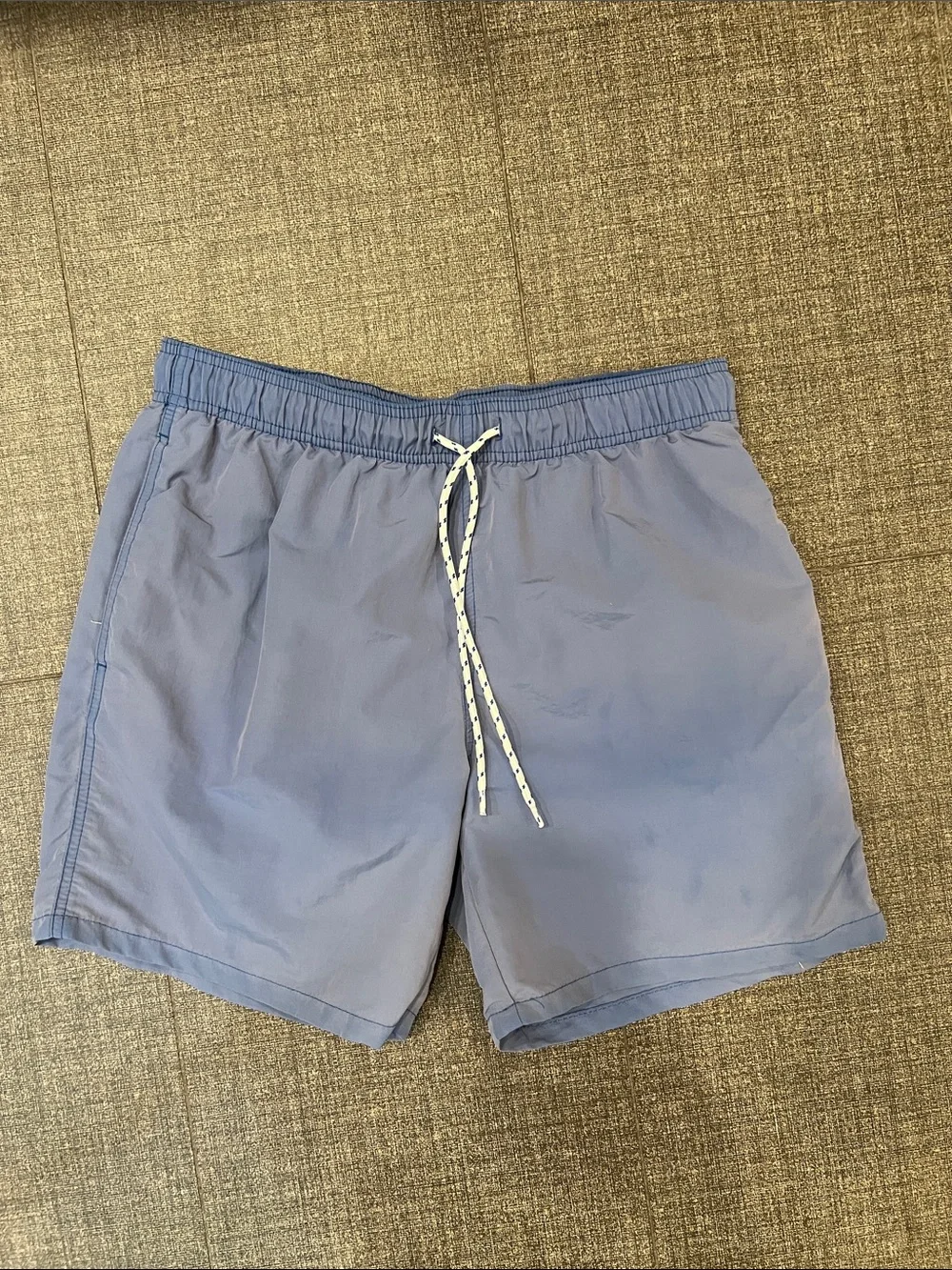 Goodfellow & Co Light Blue Swim Trunks with Contrast Drawstring size medium